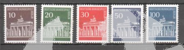 West Berlin 0286 / 0290 ** - 1966